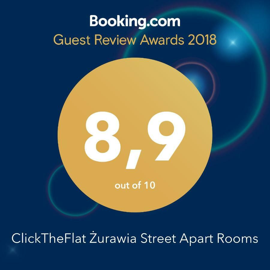 Clicktheflat Zurawia Street Apart Rooms Warsaw Ngoại thất bức ảnh